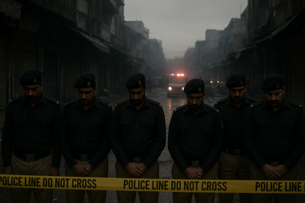 15 police personnel martyred in Bannu suicide attack